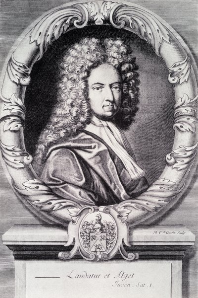 Daniel Defoe, gravé par Michael Van der Gucht (1660-1725) - Jeremiah Taverner